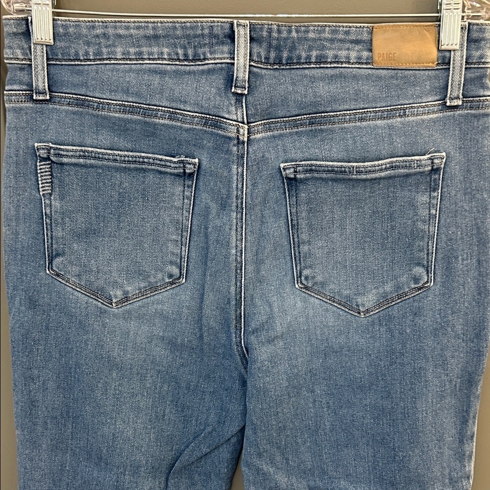 PAIGE Women's Light Blue Claudine size 32 - Picture 3 of 6